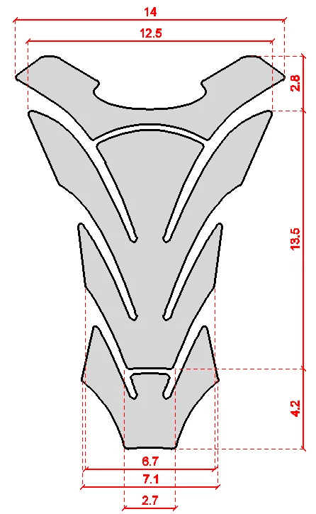 Paraserbatoi Bimota Adhésifs Serbatoire Résine 3D Carbone Compatible Pour Moto - Photo 2/2
