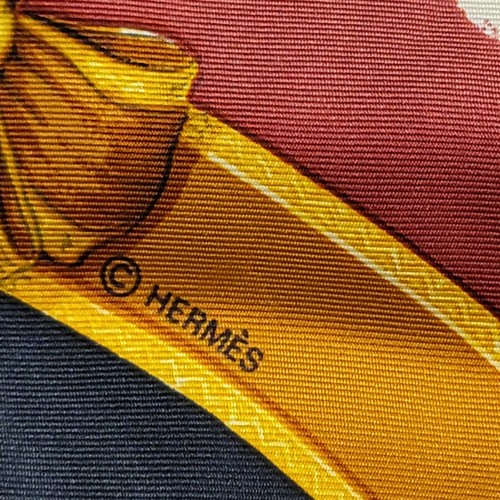 Hermès Silk Scarf Horse Riding Print 36” x 36” - Picture 6 of 7