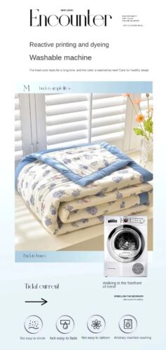 2024 Cool Feeling Silk Summer Quilt, Summer Cool Quilt, Klimatisierte Decke - Bild 16 von 24