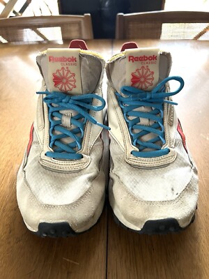 Reebok Classics Legacy Chalk Laser Retro Sneakers Men Size 9