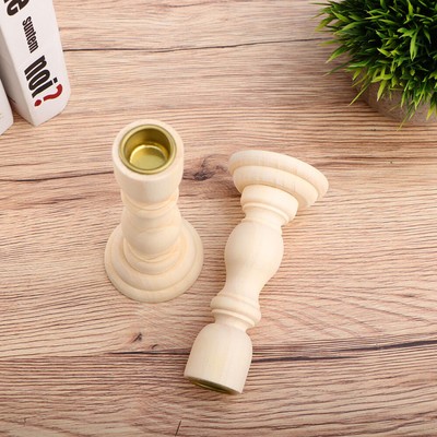  3 Pcs Candles Taper Candlesticks Decorative Holder Stand Set