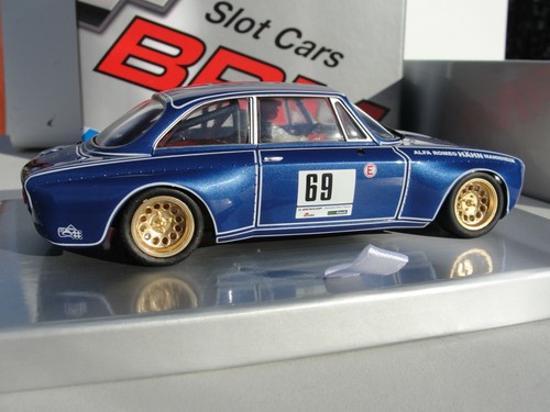 BRM ALFA ROMEO GTA BLUE #69 BRM 112 1:24 SLOT BNIB - 第 1/11 張圖片