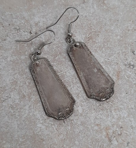 Juego de joyería vintage con mango de cuchara en tono plateado - Imagen 3 de 12