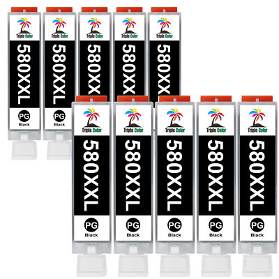 10er XXL Patronen für CANON PGI-580 CLI-581 Pixma TS705 6150 6350 TR7550 8550