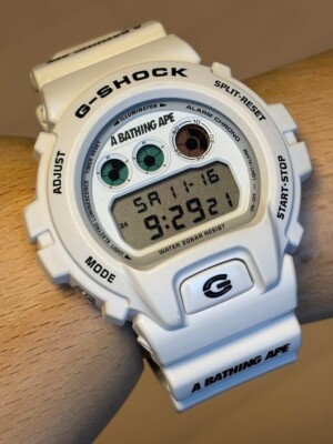 A BATHING APE x G-SHOCK Collaboration DW-6900 Men's Watch Digital