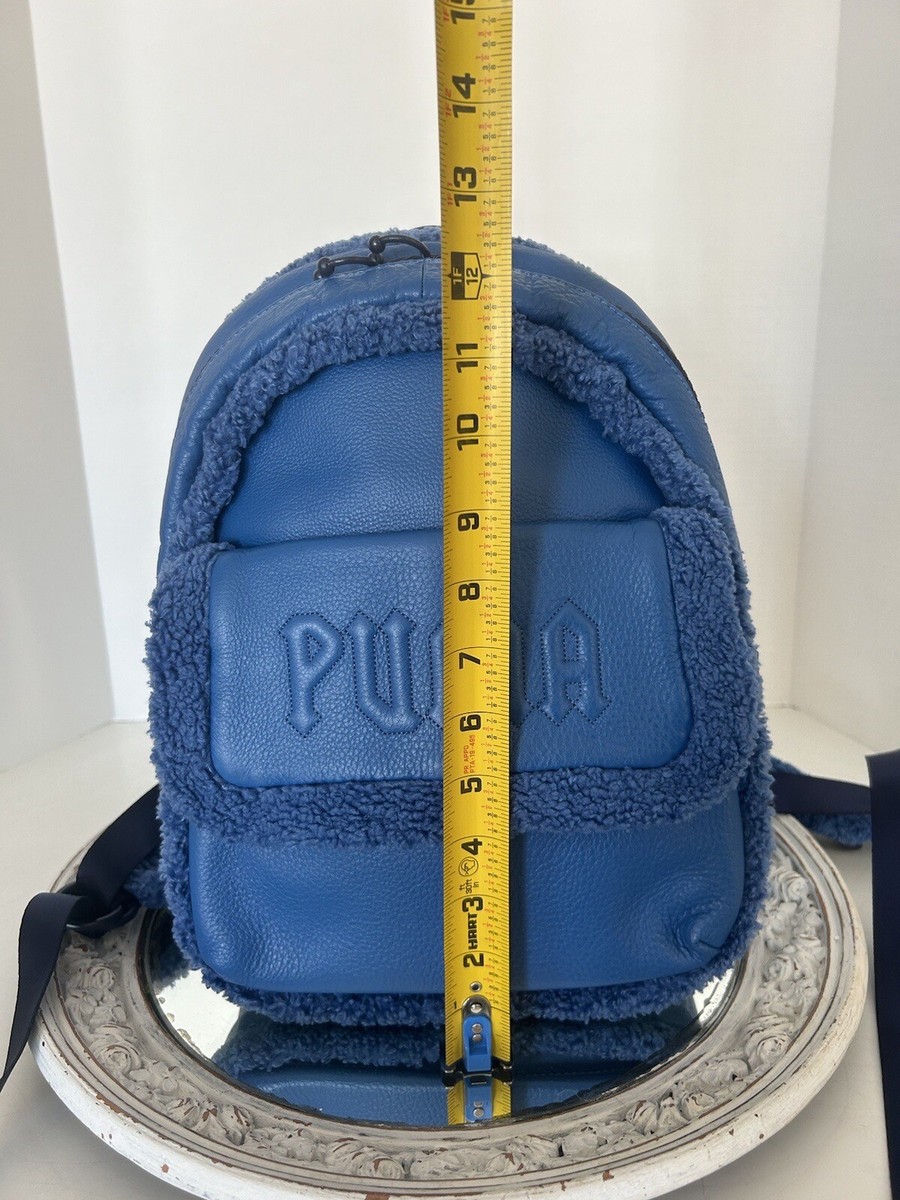 Puma x Fenty by Rihanna Blue Sherpa mini Backpack | eBay Puma x Fenty by Rihanna Blue Sherpa mini Backpack | eBay