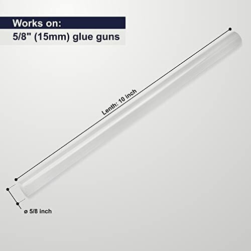 25 lbs 5/8" X 10" Long. Clear Hot Melt Glue Sticks. All Purpose. High-Temp - Picture 6 of 11