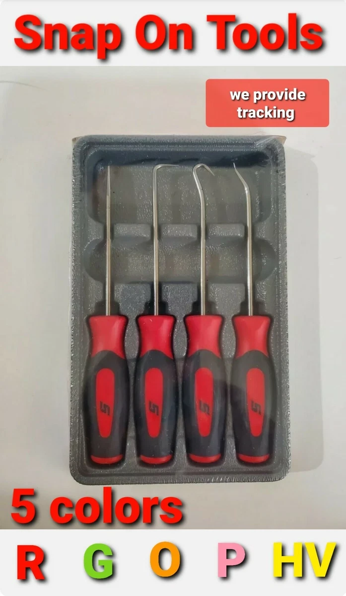 Snap On Tools 4pc Mini Precision Pick Set O Ring Seal Gasket Puller Remover  NEW!