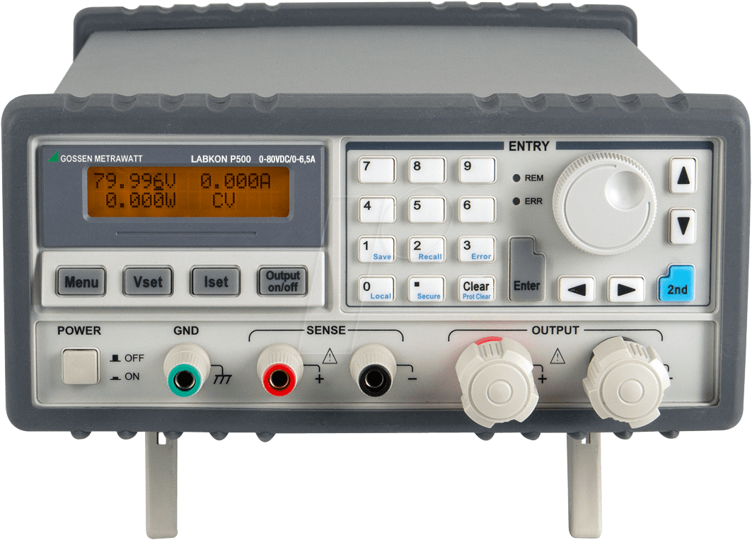 GOSSEN METRAWATT LK P800 K160A - Labornetzgerät, 0 - 120 V, 0 - 6,5 A, rechnerst