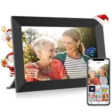 FANGOR 10.1 Inch Smart WiFi Digital Photo Frame IPS LCD Touch Screen 16GB