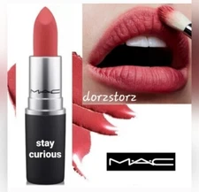 MAC Powder Kiss Lipstick *STAY CURIOUS* / .10 oz / New in box