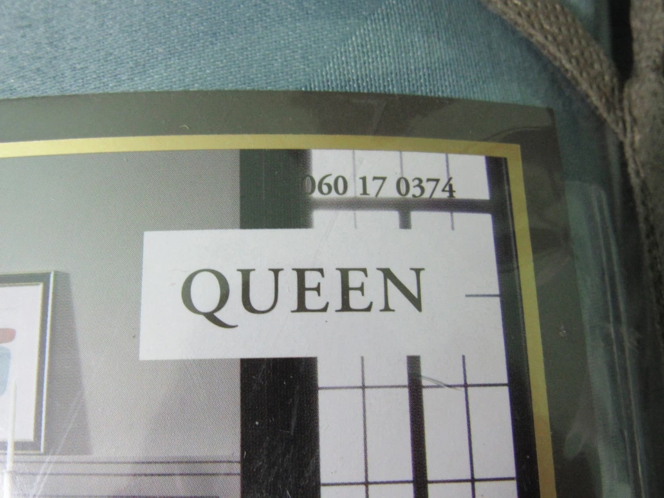 Fieldcrest Luxury Modern Geo Queen Duvet Cover Set Aqua Blue new - Image 3 of 4