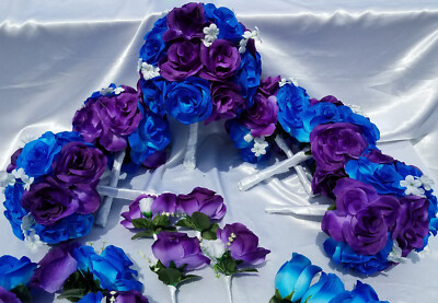 バレエ typeW grateful/checked flower smoke blue Seattle's Clear Skies Bouquet–Ballard Blossom