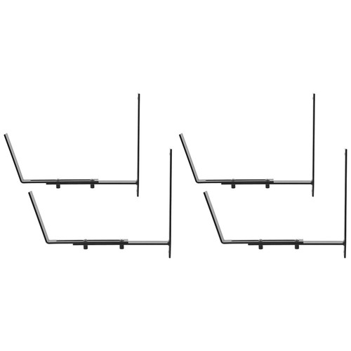1 Set of Planter Bracket Balcony Planter Holder Adjustable Planter Box Bracket - Picture 6 of 12
