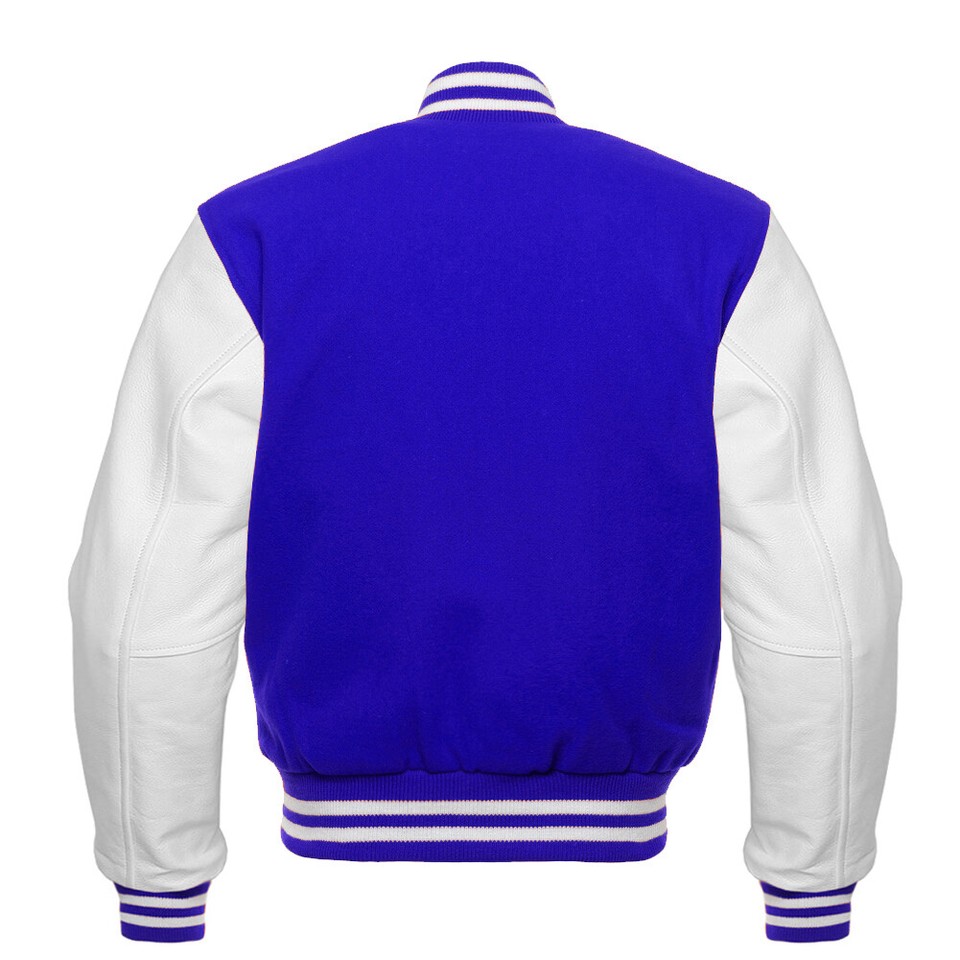 Varsity Letterman Wool & Real Cowhide Leather Sleeves High Quality ...