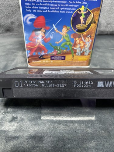 Disney's Peter Pan 45th Anniversary Fully Restored Limited Edition VHS - Picture 5 of 7