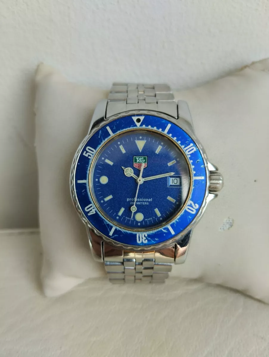 Tag Heuer WD1223-G-20 Blue Gold Professional Watch Men