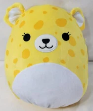 Squishmallows LEXIE THE LEOPARD 11" Yellow White Spots Toy Plush Stuffed Cheetah