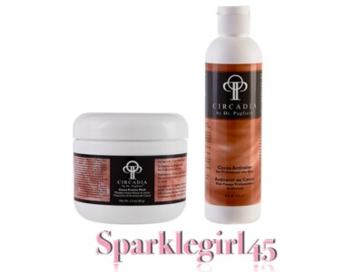 Circadia Cocoa Mask & Activator Set. Activator 8 floz/236mL. Mask Powder 2.3oz.
