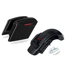 5" Stretched Saddlebags & Rear Fender Fit For Harley CVO Street Glide 2014-2023