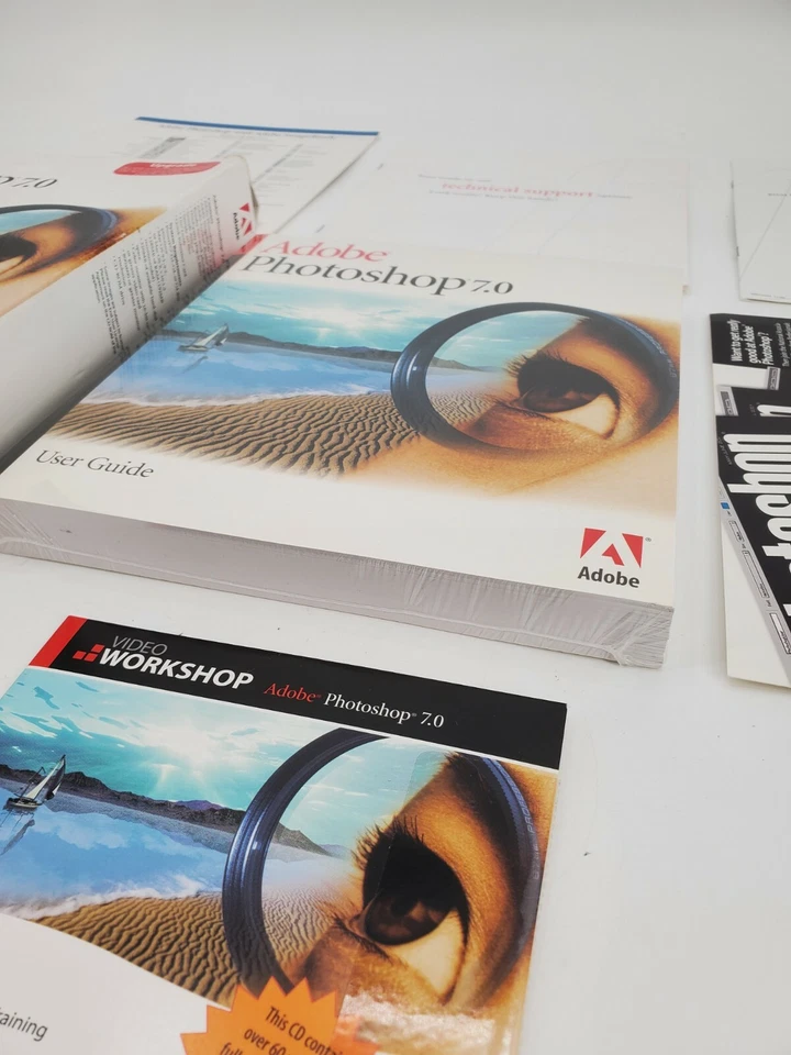 Adobe Photoshop 7.0 for Apple Mac Macintosh Computers OSX OS9 ACCESSORIES ONLY - Image 4 of 4