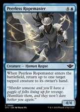 Peerless Ropemaster Light Play, English Magic the Gathering MTG Outlaws of Thund
