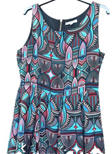 NWOT GLAMOROUS UK 8/10? Multicolour Sleeveless Lined Short Dress
