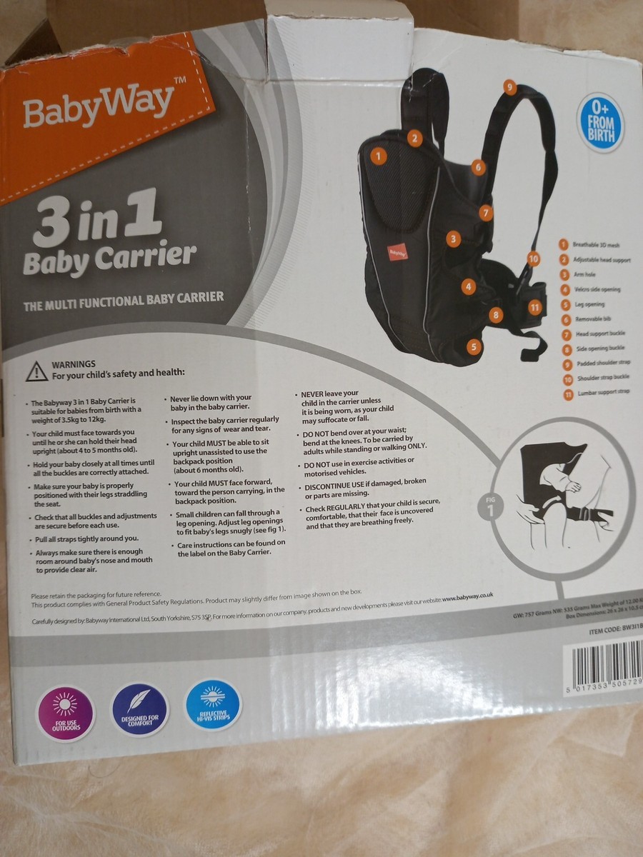 Brand New Baby Way In Baby Carrier