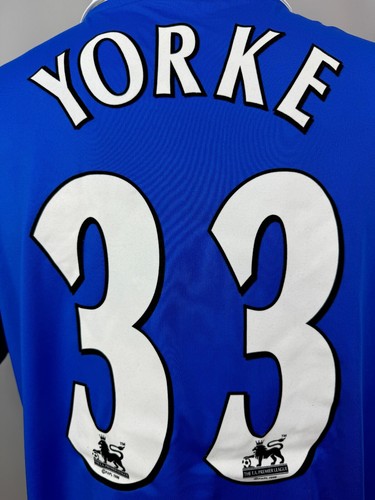 BIRMINGHAM CITY 2004 2005 YORKE HOME SHIRT FOOTBALL JERSEY DIADORA MENS SIZE L - Picture 8 of 11