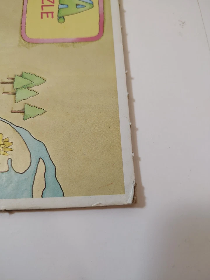 Rompecabezas de colección 1993 con marco bandeja libros dorados nuestro mapa de EE. UU. EE. UU. rompecabezas educativo Foto 3 de 4