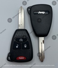 New Jeep 4 Button Remote Head Key Fob Oht692713aa2427 Wrangler Compass Patriot