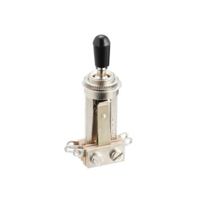 Solo Pro Switchcraft LP Style 3-Way Long Straight Switch With Black Tip