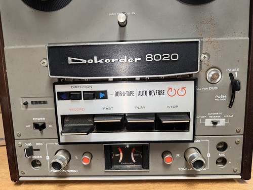 Dokorder 8020 Reel-to-Reel Dub-A-Tape Recorder Tested And Working!! - Picture 2 of 9