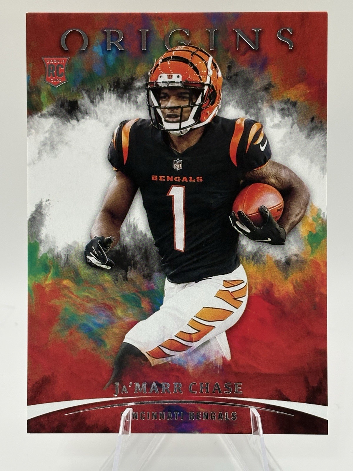 2021 Panini Origins Ja’Marr Chase #112 Rookie RC Bengals