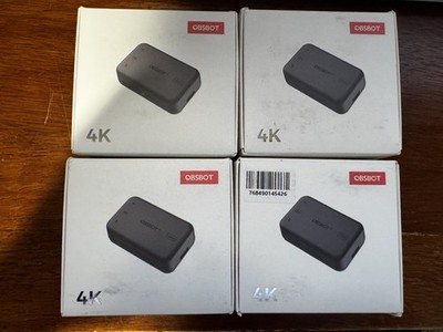 Lot Of 4 - NEW SEALED - OBSBOT 4K UVC to HDMI Adapter 2.0, UVC Webcams