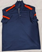 Ben Hogan Performance Shirt Mens XL Navy Gray Orange Polo Golf Short Sleeve