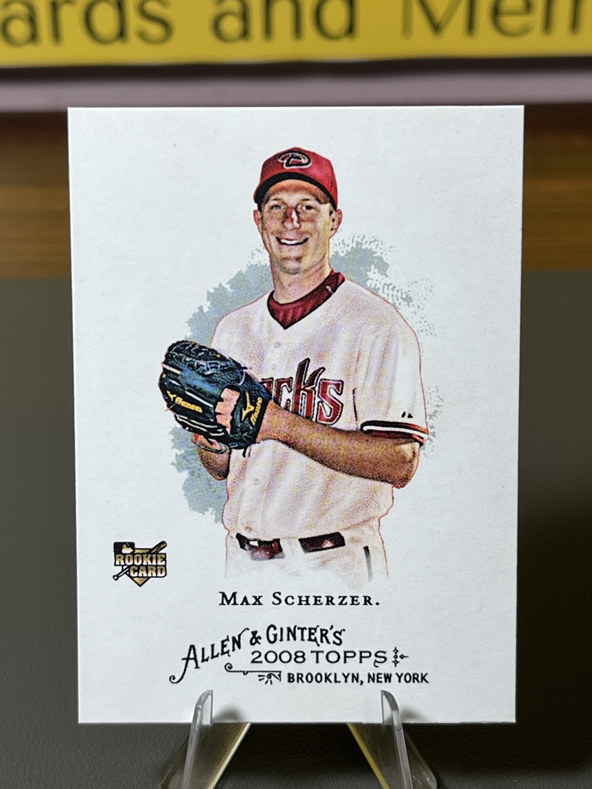 2008 Topps Allen & Ginter's - Max Scherzer #297 (RC)