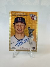 Marketplace image: 2023 Topps Chrome Platinum Anniversary Tyler Freeman Superfractor Auto 1/1 (RC)