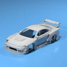 1/64 Print Kit ancho Hot Wheels Nissan S15 FatBoi 3D Print
