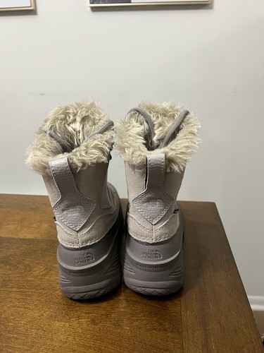 The North Face Chilkat 400 Boot Womens Size 4 Taupe Lt BlueWaterproof Primaloft - Picture 6 of 13