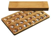 Philos 3256 - Hus, Steinchenspiel, Bambus, Inklusive Spielsteine