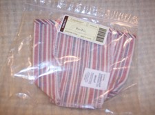 Longaberger PEN PAL BASKET LINER MARKET STRIPE
