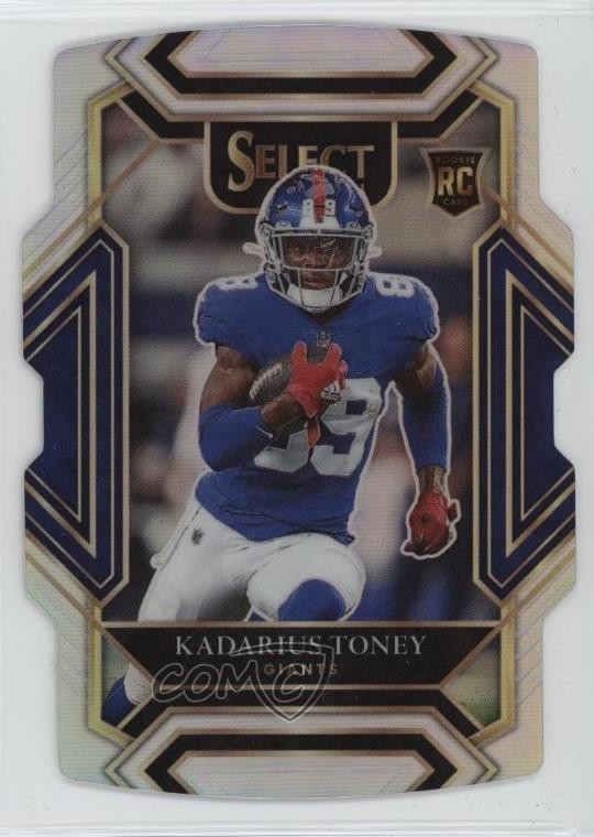 2021 Panini Select Club Level Silver Prizm Die-Cut Kadarius Toney #252 1p9j