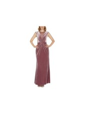 ADRIANNA PAPELL Womens Pink Sleeveless Full-Length Formal Mermaid Dress 0