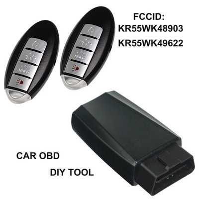 For 2008 2009 2010 2011 2012 Infiniti Ex35 Fx35 G37 G25 Remote Key Fob Kit Tool