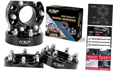 KSP 6x135 to 6x135 Wheel Spacers for F150, 1.5in 38mm 1.5" 2015-2025 F150 Black
