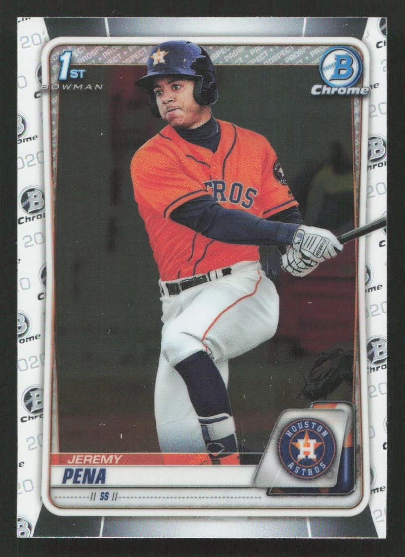 2020 Bowman Jeremy Pena Chrome Prospects 1st First #BCP-61 Card