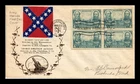 Dr Jim Stamps Fdc Scott 788 4C Army Heroes Block W.T. Raley Cachet Cover