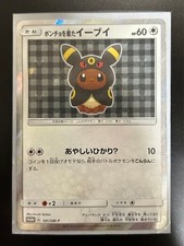 Pokemon Card Umbreon Poncho Wearing Eevee 141/SM-P 2017 Promo Japanese from JP