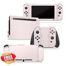 Nintendo Switch Pastel Red Vinyl Skin Wrap Decal 2017 